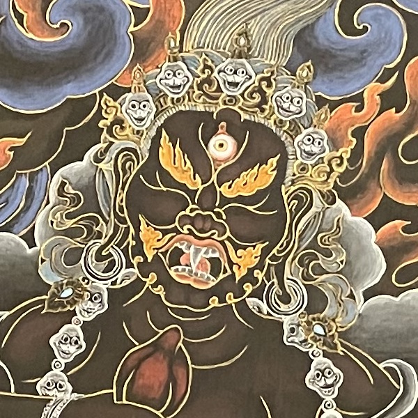 Detail of Ekajati Thangka by Greg Smith